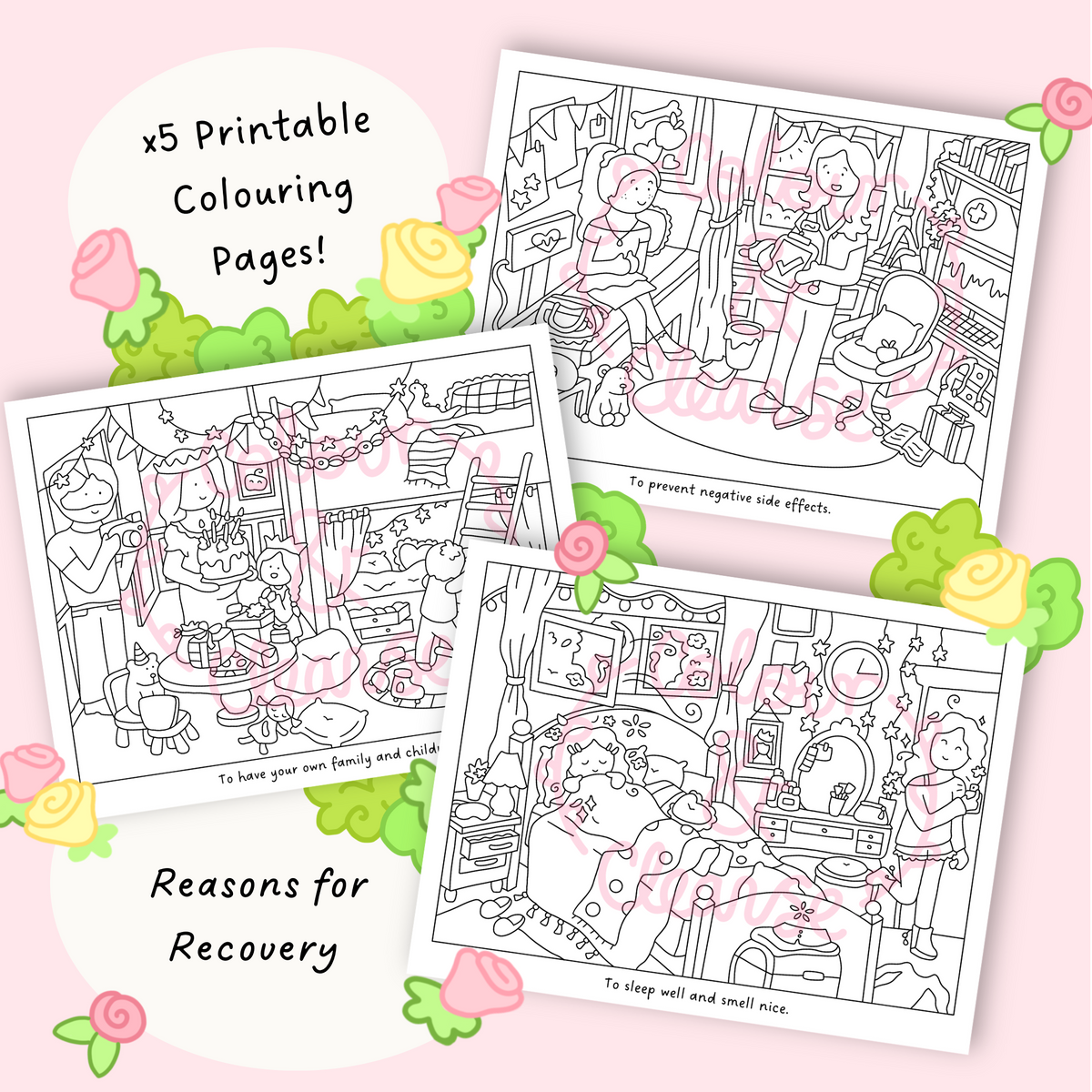 Reasons for Recovery Mini Pack ~ Digital Downloads x5
