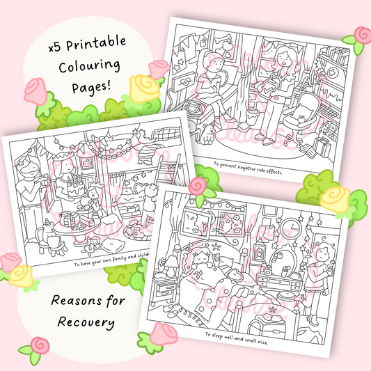 Reasons for Recovery Mini Pack ~ Digital Downloads x5
