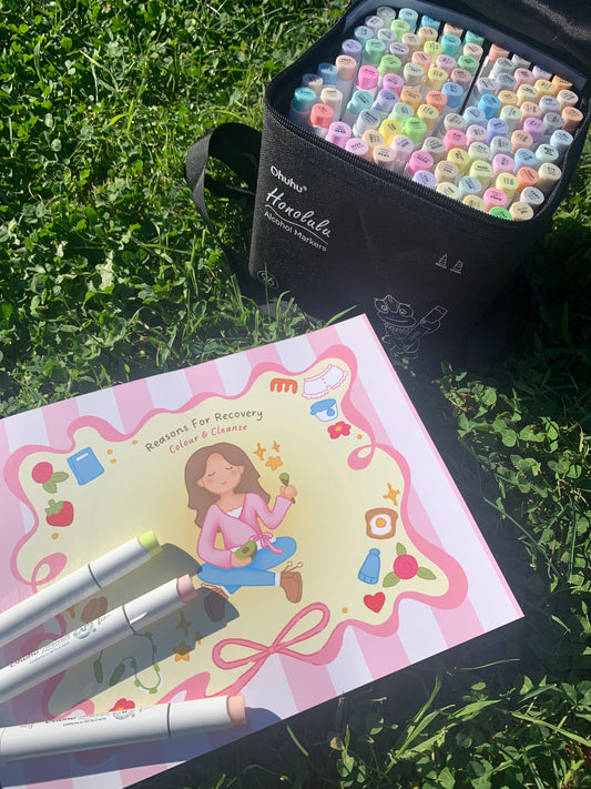 Reasons for Recovery Colouring Book